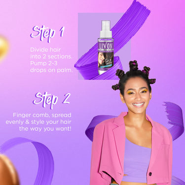 Livon Serum for Women & Men |For Dry & Rough Hair for 24 Hour Frizz-free Smoothness |With Argan Oil & Vitamin E |50 ml